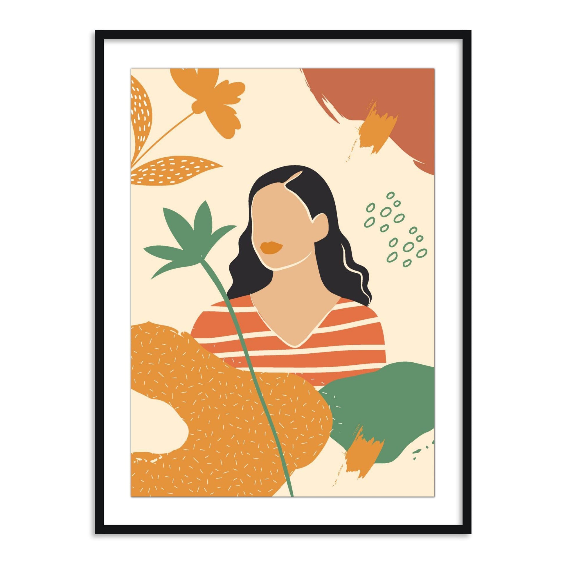 Buy Frames - Maverick Women Painting Framed Wall Art For Living Room Bedroom and Home Decor by The Atrang on IKIRU online store