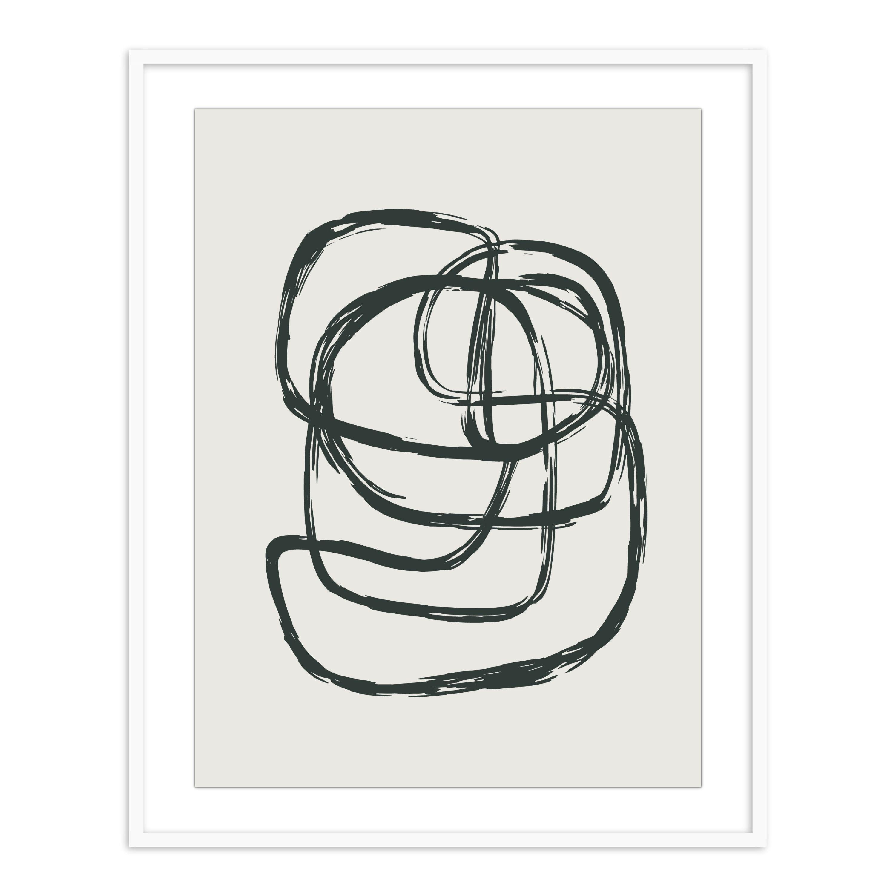 Buy Frames - Onyx Abstract Painting Framed Wall Art for Living Room Bedroom and Home Decor by The Atrang on IKIRU online store