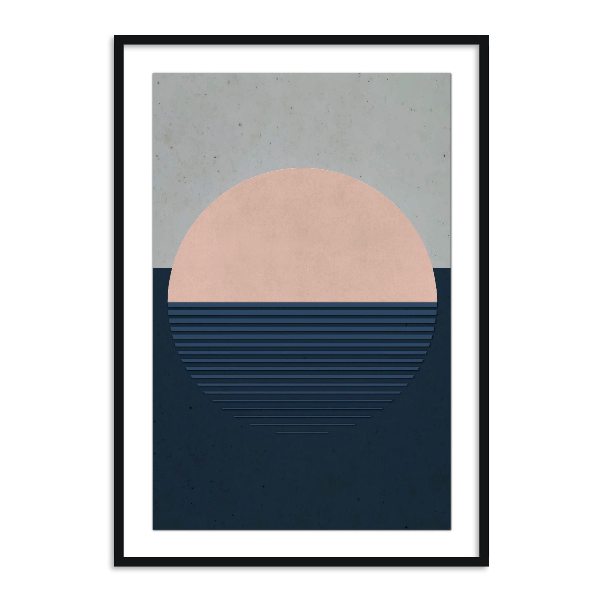 Buy Frames - Peach Dawn Wall Art Framed Painting For Living Room Bedroom and Home Decor by The Atrang on IKIRU online store