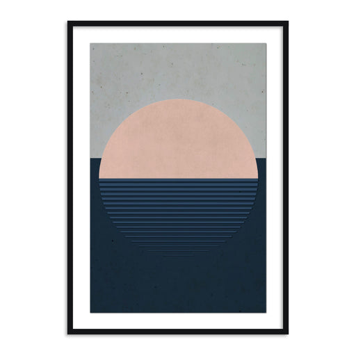 Buy Frames - Peach Dawn Wall Art Framed Painting For Living Room, Bedroom and Home Decor by The Atrang on IKIRU online store