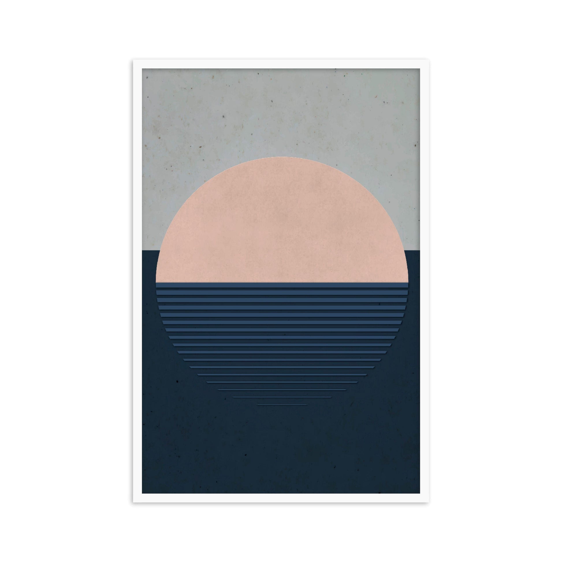 Buy Frames - Peach Dawn Wall Art Framed Painting For Living Room Bedroom and Home Decor by The Atrang on IKIRU online store