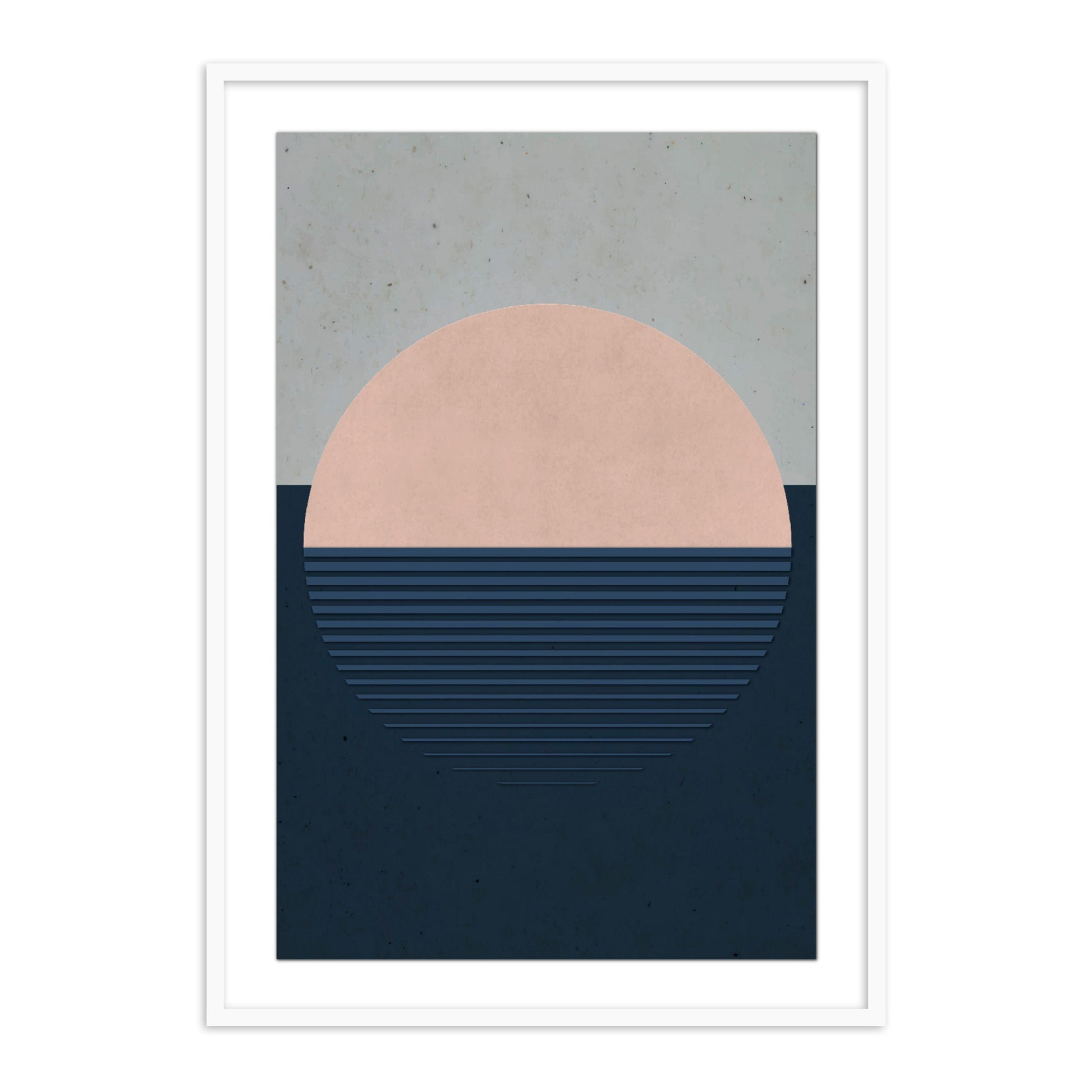 Buy Frames - Peach Dawn Wall Art Framed Painting For Living Room Bedroom and Home Decor by The Atrang on IKIRU online store