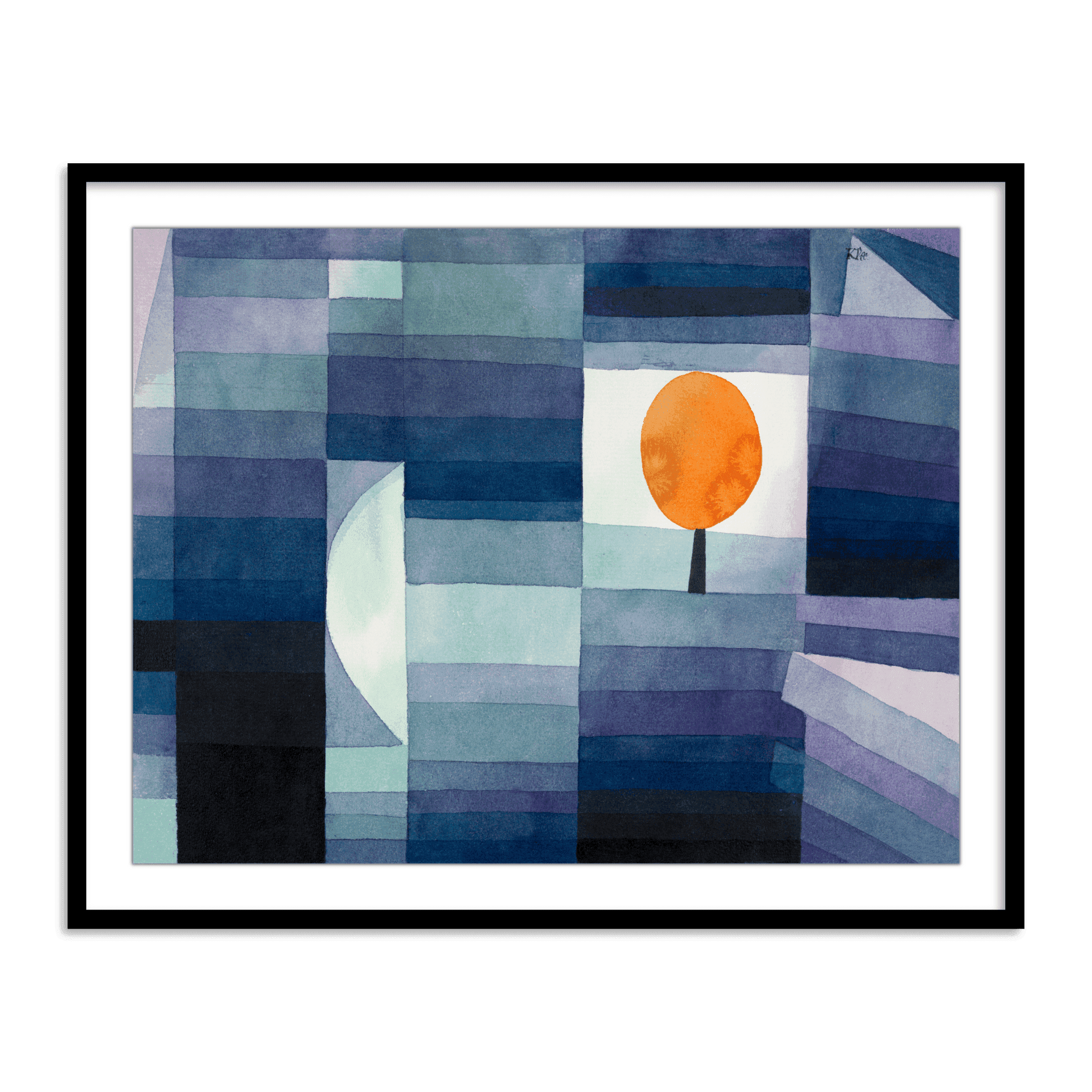 Buy Frames - The Harbinger of Autumn by Paul Klee - Abstract Painting Framed Wall Art For Living Room Bedroom and Home Decor by The Atrang on IKIRU online store