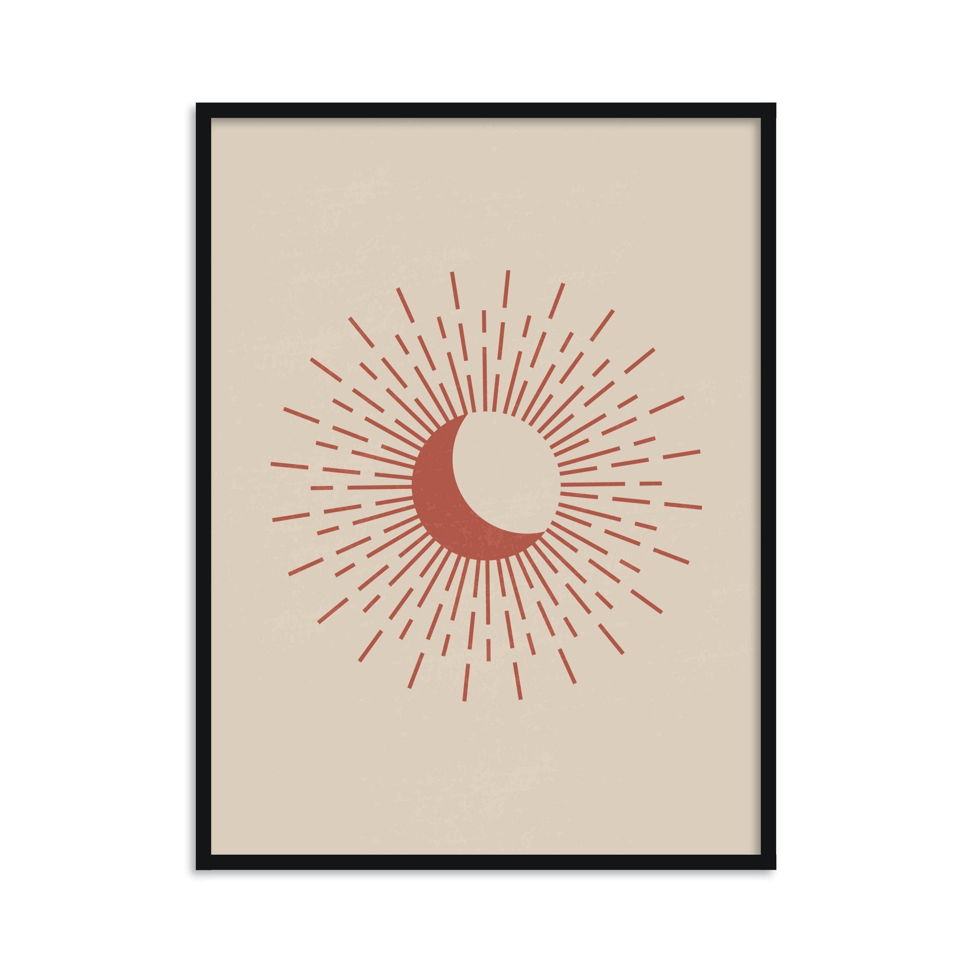 Buy Frames - The Sun Wall Art Framed Painting For Living Room Bedroom and Home Decor by The Atrang on IKIRU online store