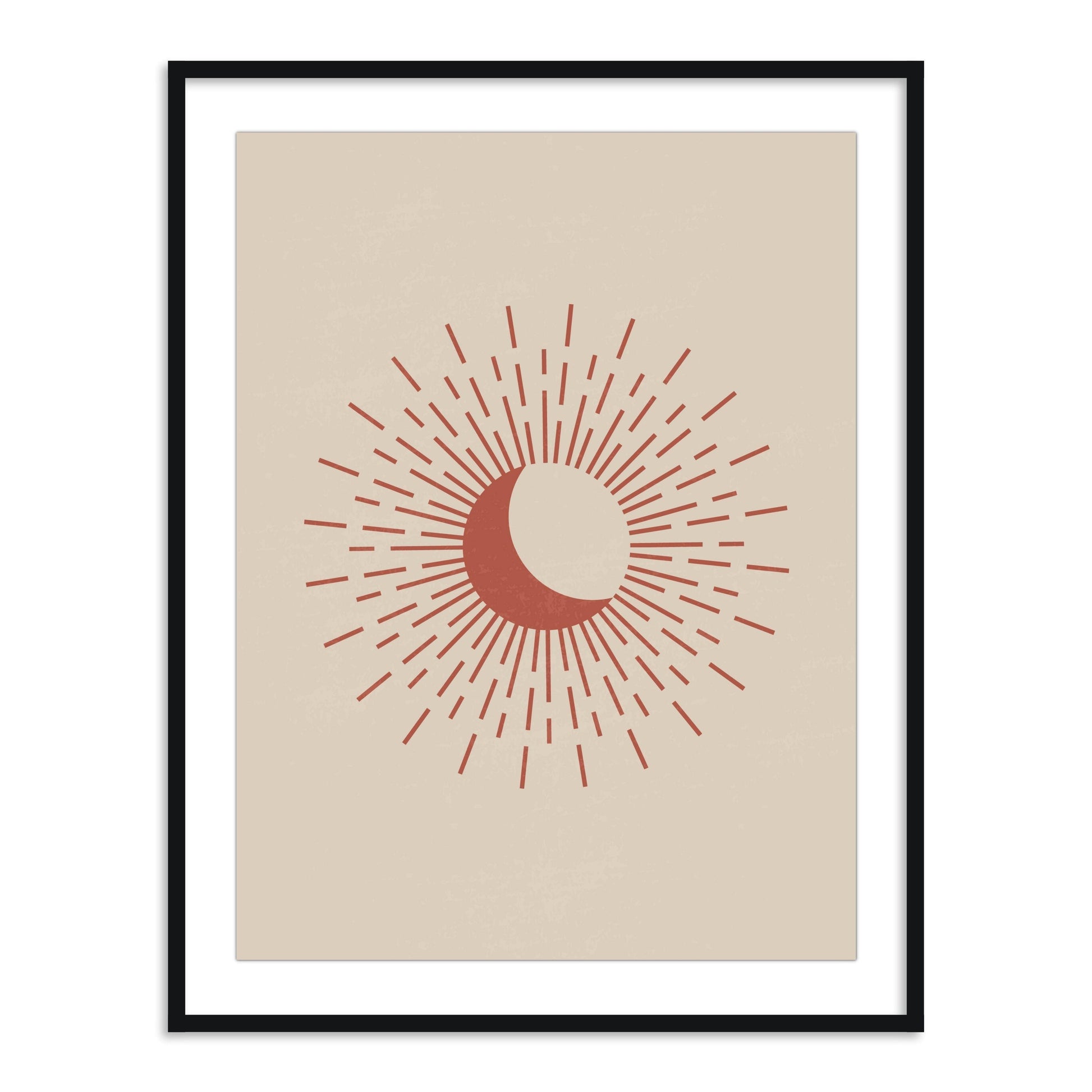 Buy Frames - The Sun Wall Art Framed Painting For Living Room Bedroom and Home Decor by The Atrang on IKIRU online store