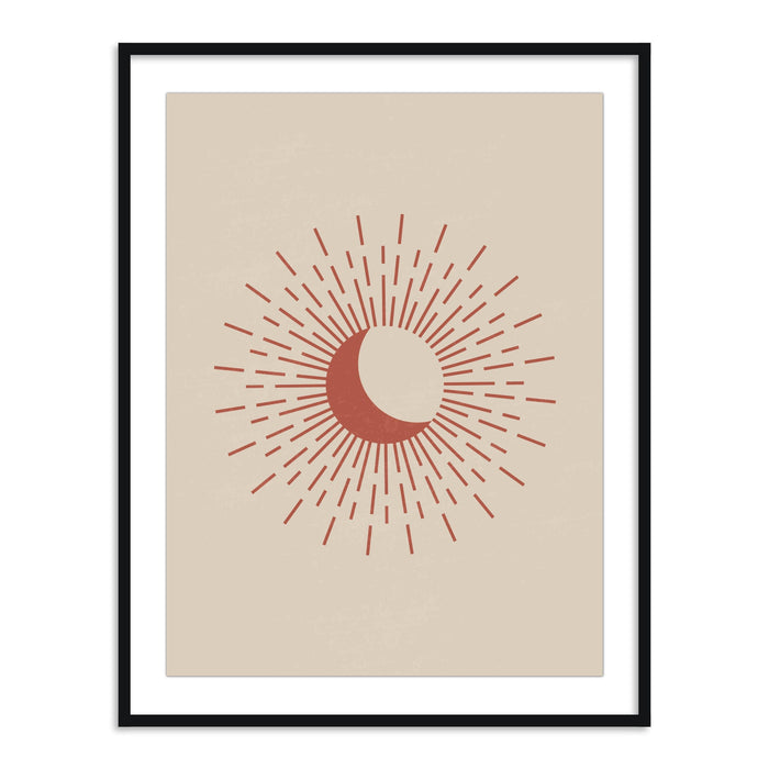 Buy Frames - The Sun Wall Art Framed Painting For Living Room Bedroom and Home Decor by The Atrang on IKIRU online store
