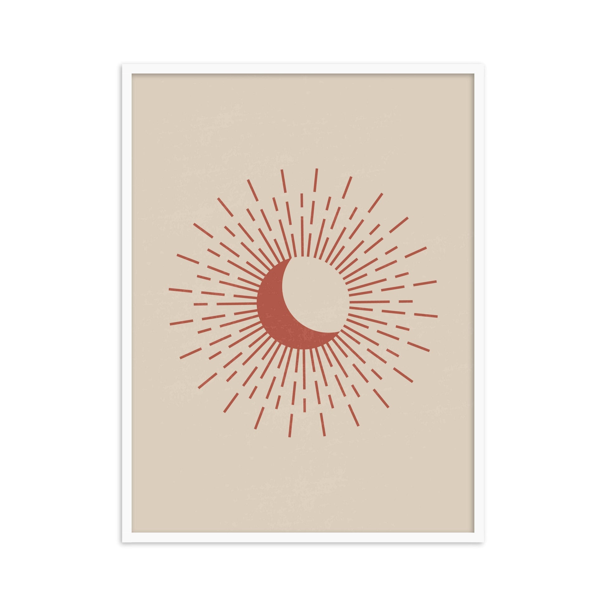 Buy Frames - The Sun Wall Art Framed Painting For Living Room Bedroom and Home Decor by The Atrang on IKIRU online store