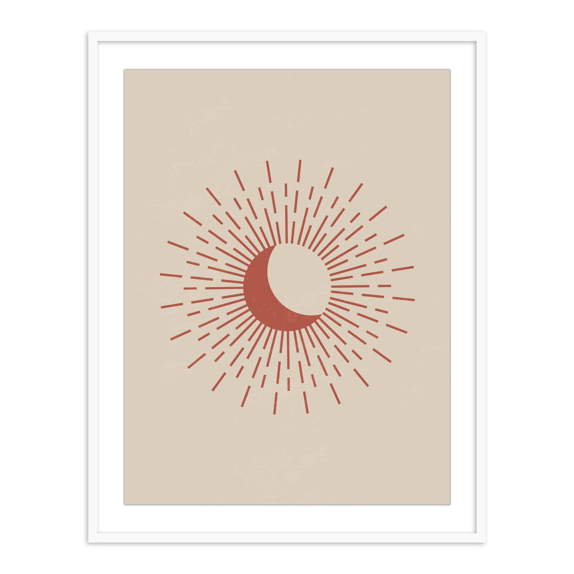 Buy Frames - The Sun Wall Art Framed Painting For Living Room Bedroom and Home Decor by The Atrang on IKIRU online store