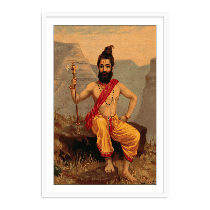 Buy Frames - Vishnu's sixth avatar Parashu Rama by Raja Ravi Varma by The Atrang on IKIRU online store