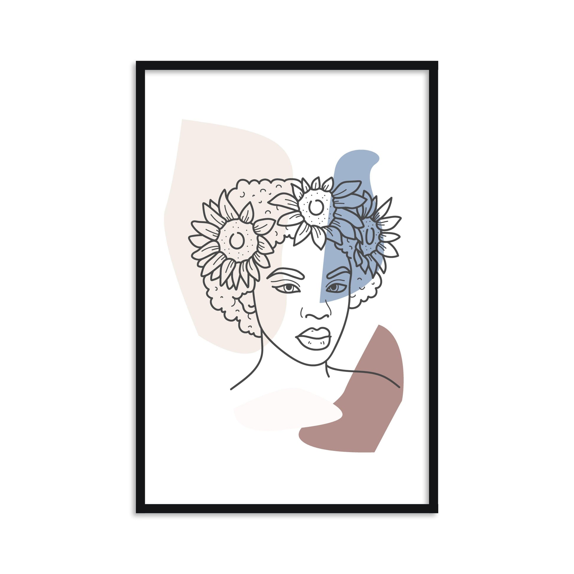 Buy Frames - Wall Art Framed Painting For Living Room Bedroom and Home Decor-Plant Head 2 by The Atrang on IKIRU online store