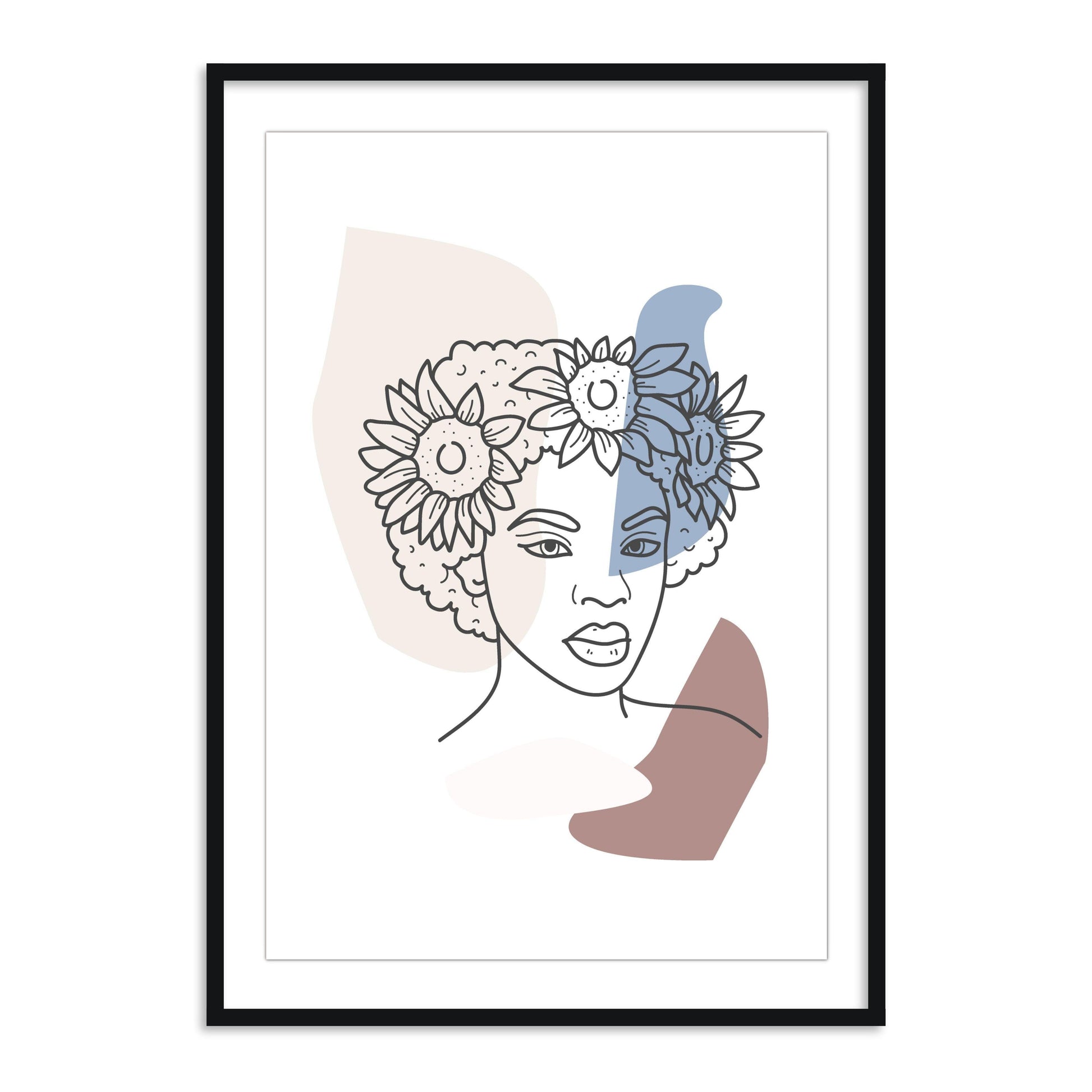 Buy Frames - Wall Art Framed Painting For Living Room Bedroom and Home Decor-Plant Head 2 by The Atrang on IKIRU online store