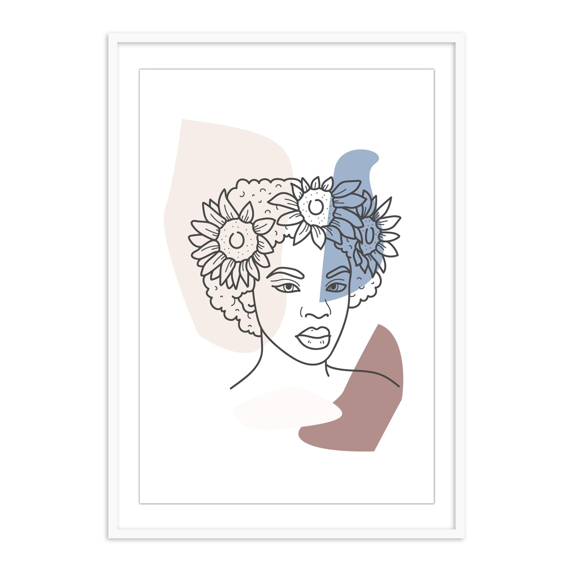 Buy Frames - Wall Art Framed Painting For Living Room Bedroom and Home Decor-Plant Head 2 by The Atrang on IKIRU online store