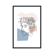 Buy Frames - Wall Art Framed Painting For Living Room Bedroom and Home Decor-Plant Head 3 by The Atrang on IKIRU online store