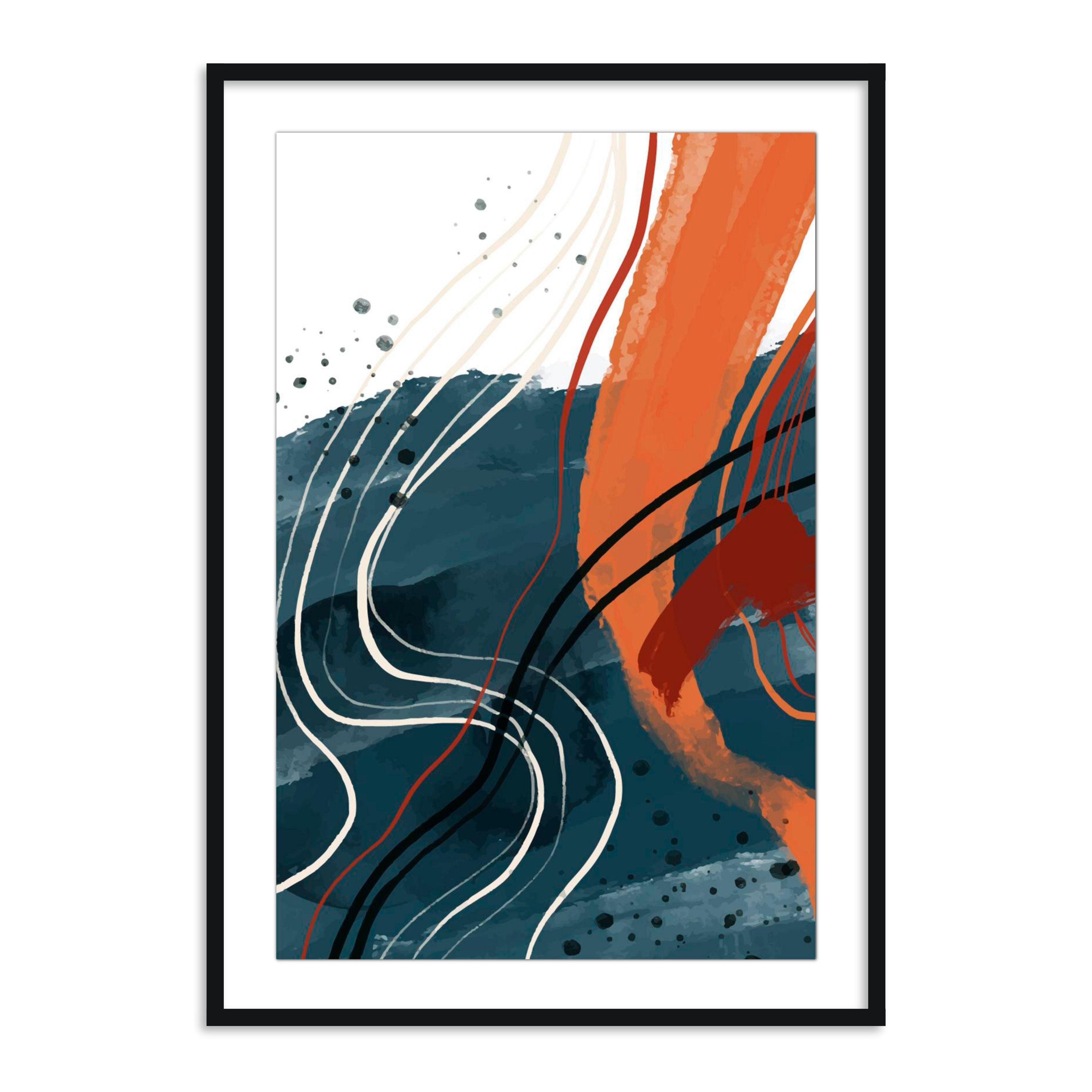 Buy Frames - Wall Art Framed Painting For Living Room Bedroom and Home Decor-Resin 3 by The Atrang on IKIRU online store