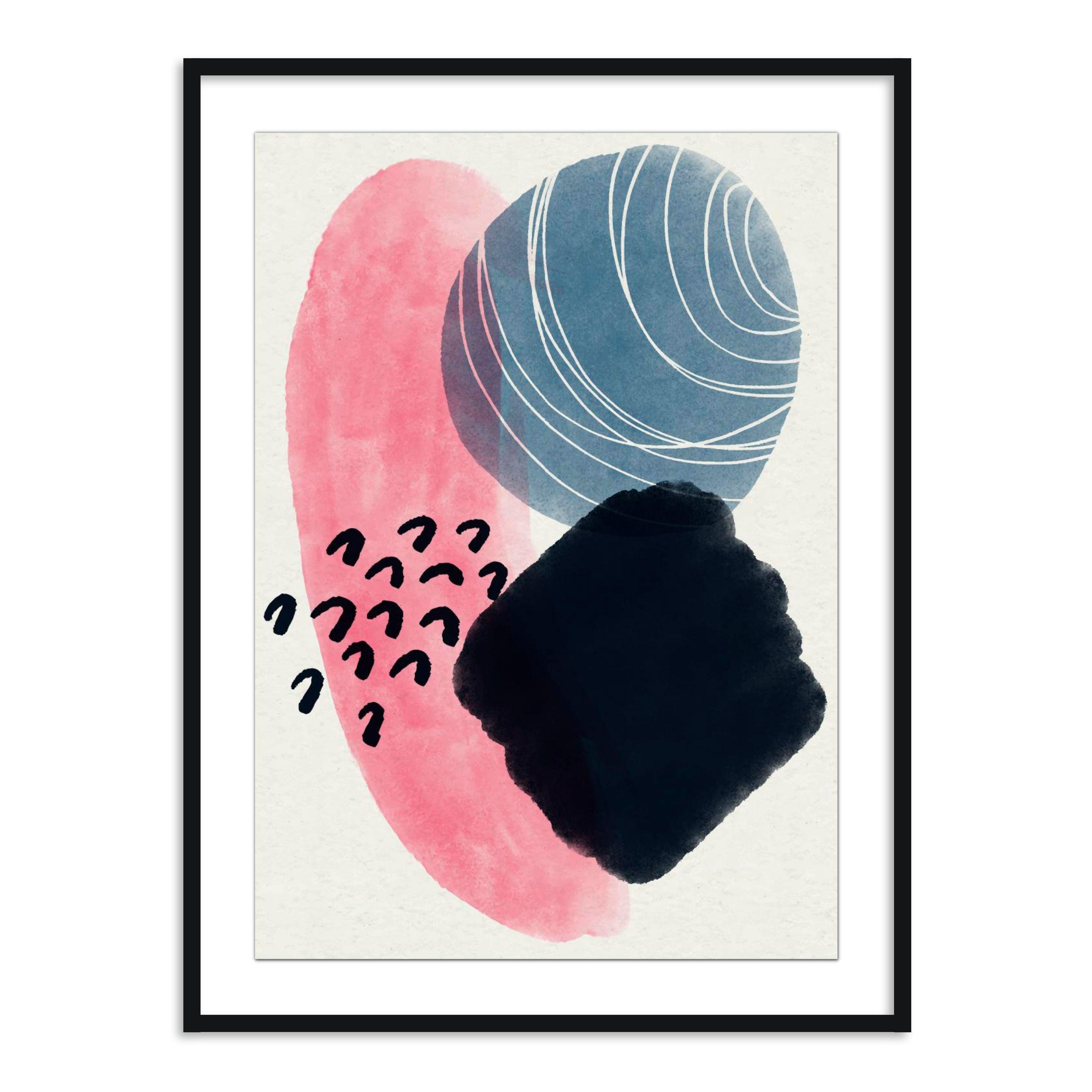 Buy Frames - Wall Art Framed Painting For Living Room Bedroom and Home Decor-Workup 1 by The Atrang on IKIRU online store