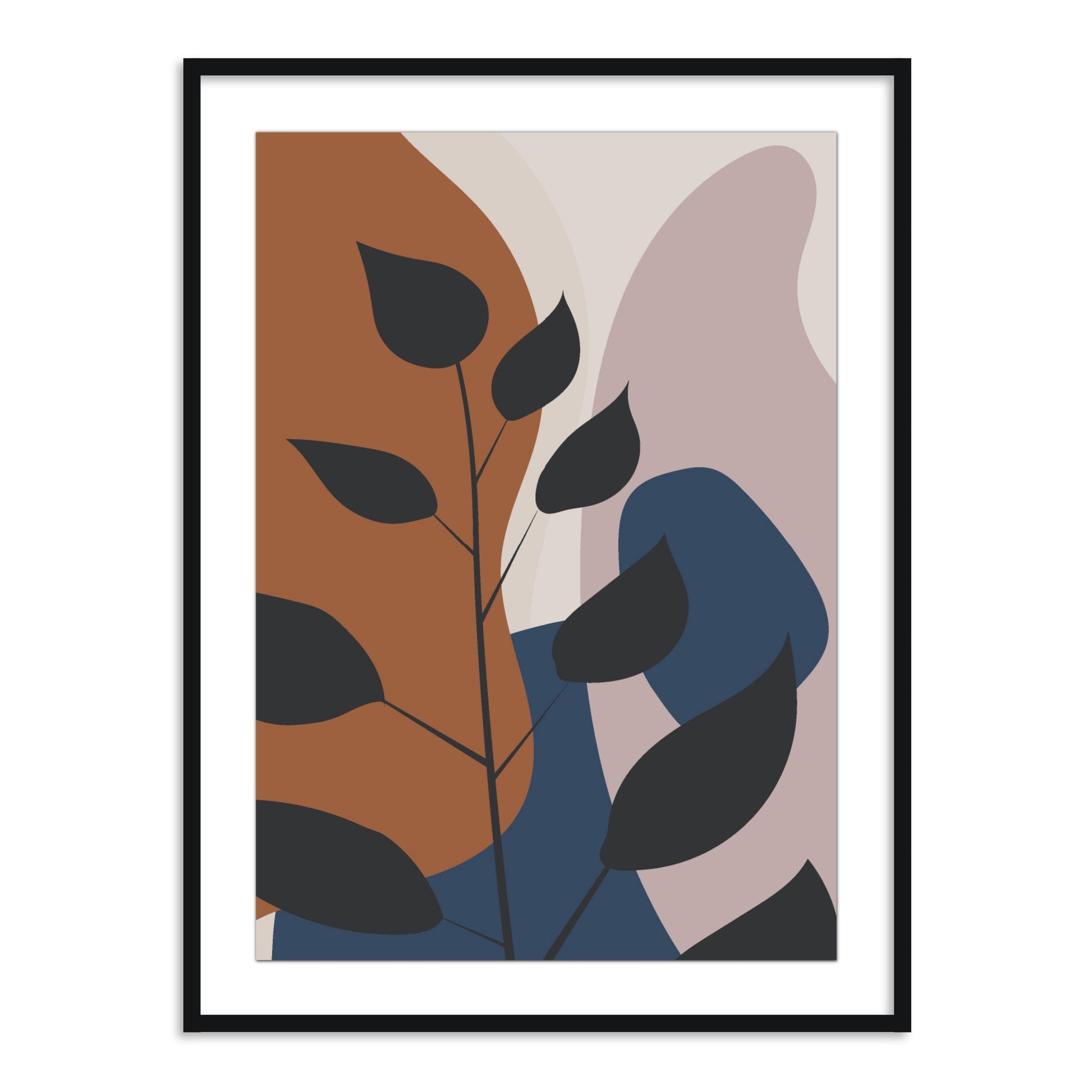 Buy Frames - Wall Frame Decor Painting Art For Living Room Bedroom and Modern Home- Leaf by The Atrang on IKIRU online store