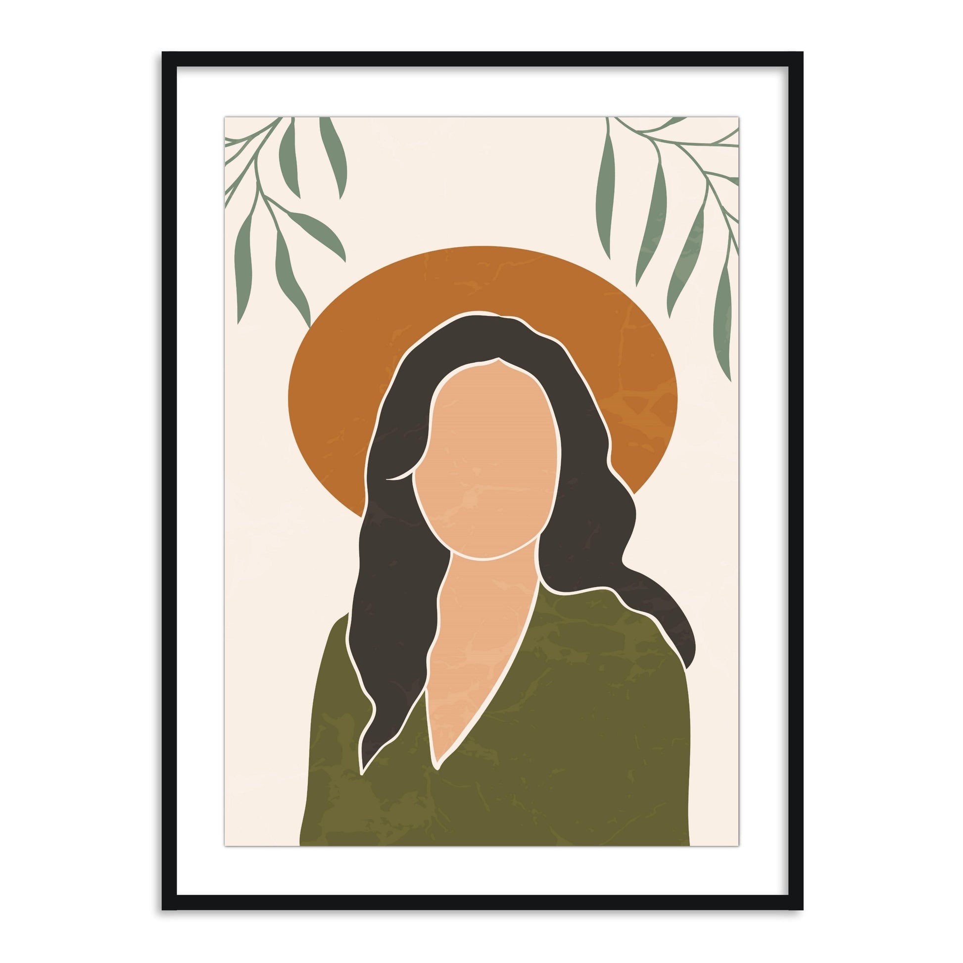 Buy Frames - Women Painting Framed Wall Art For Living Room Bedroom and Home Decor-Divine Beauty II by The Atrang on IKIRU online store