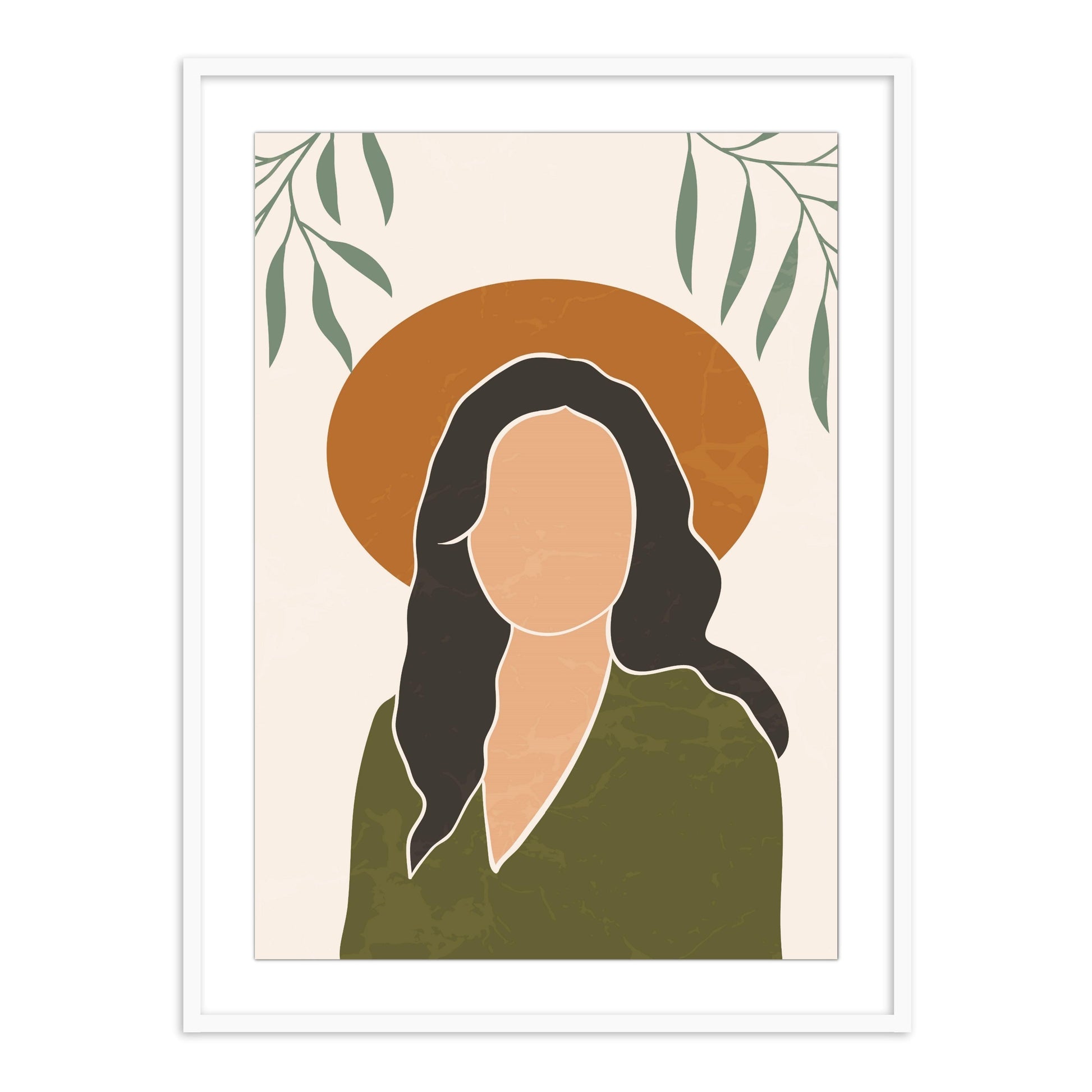 Buy Frames - Women Painting Framed Wall Art For Living Room Bedroom and Home Decor-Divine Beauty II by The Atrang on IKIRU online store