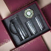 Buy Glasses & jug - Hammered Jug & Glass Set Gift Box For Kitchenware And Gifting by The Table Fable on IKIRU online store
