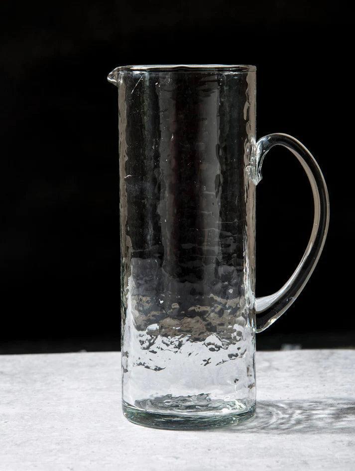 Buy Glasses & jug - Hammered Pitcher | Juice Glasses Set of 4 by The Table Fable on IKIRU online store