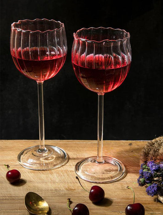 Buy Glasses & jug - Rose Glasses - Set of 2 by The Table Fable on IKIRU online store
