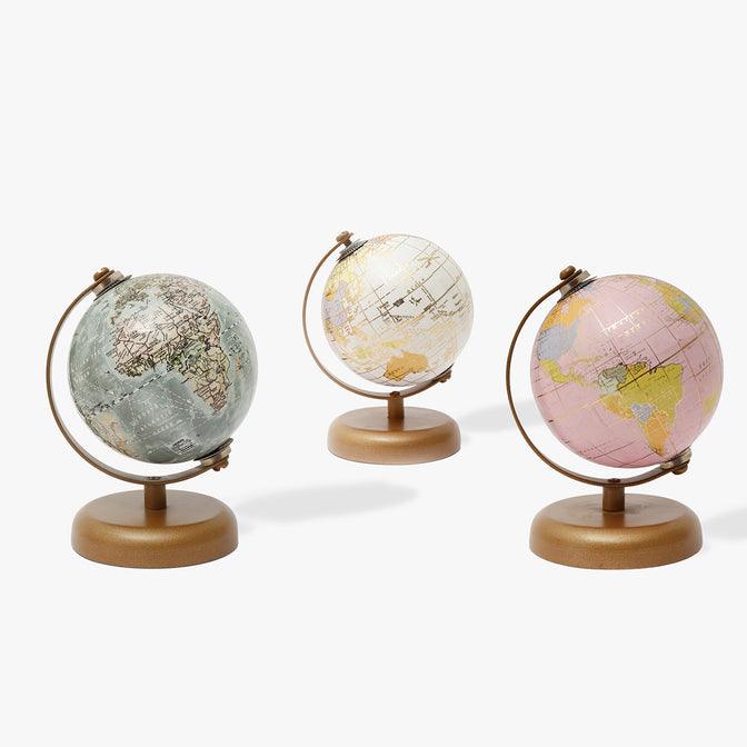 Buy Globe - Triple Revolving Small Globe Set of 3 For Home & Office by Casa decor on IKIRU online store