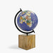 Buy Globe - Vintage World Globe 3D Acrylic and Wood For Table Decor by Casa decor on IKIRU online store