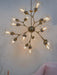 Buy Hanging Lights - Antique Brass Finish 18 Light Wall Hanging Molecular Chandelier For Living Room by Fos Lighting on IKIRU online store