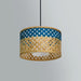 Buy Hanging Lights - Bamboo & Fabric Mushroom Pendant Lamp | Hanging Light With Bulb For Home Decor by Mianzi on IKIRU online store