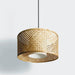 Buy Hanging Lights - Bamboo Mushroom Pendant Lamp | Hanging Light With Bulb For Living Room by Mianzi on IKIRU online store