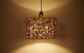 Buy Hanging Lights - Beautiful Decorative Hanging Lamp | Beige Finish Drum Ceiling Light For Home by Orange Tree on IKIRU online store