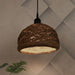 Buy Hanging Lights - Bowl Shaped Modern Pendant Light Brown Ceiling Hanging Light Lamp For Home Decor by Fos Lighting on IKIRU online store