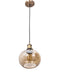 Buy Hanging Lights - Contemporary Lustrous Glass Bowl Pendant Hanging Light Lamp For For Indoor & Outdoor Decor by Fos Lighting on IKIRU online store