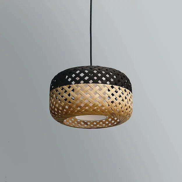 Buy Hanging Lights - Decorative Bamboo Hanging Light | Pendant Lamp by Mianzi on IKIRU online store