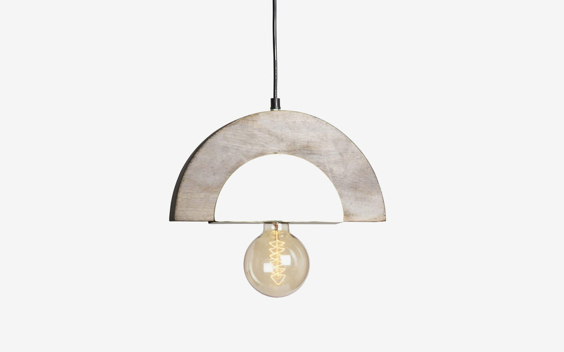 Buy Hanging Lights - Decorative Brown Wooden Hanging Lamp | Pendant Light For Home & Living Room by Orange Tree on IKIRU online store