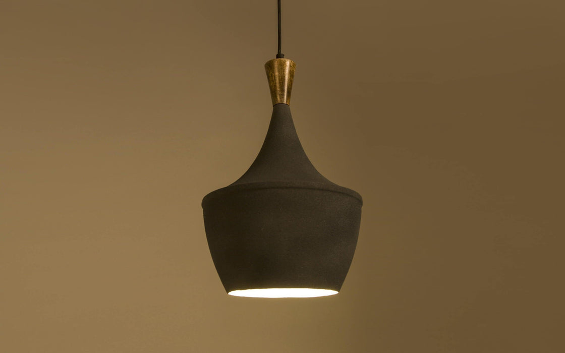Buy Hanging Lights - Decorative Wood & Metal Grey Hanging Lamp | Beautiful Pendant Light For Home Decor by Orange Tree on IKIRU online store