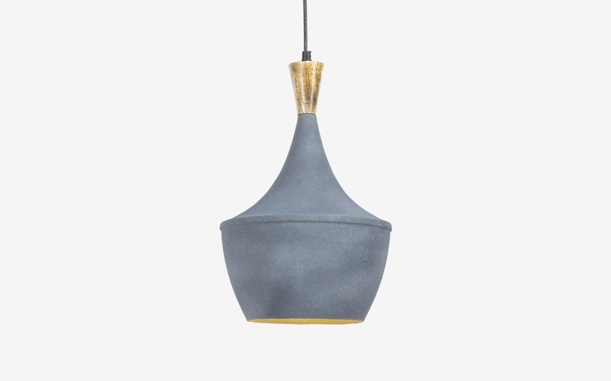 Buy Hanging Lights - Decorative Wood & Metal Grey Hanging Lamp | Beautiful Pendant Light For Home Decor by Orange Tree on IKIRU online store