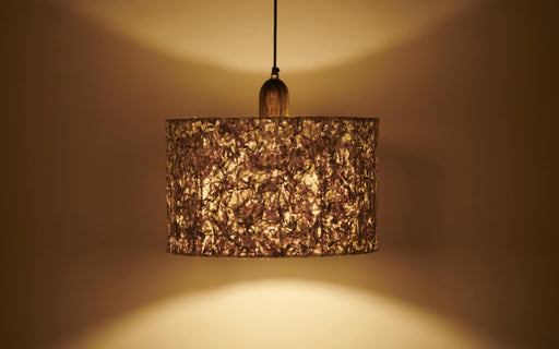 Buy Hanging Lights - Flake Hanging Lamp Beige Drum by Orange Tree on IKIRU online store
