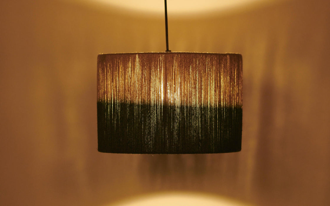 Buy Hanging Lights - Green Ombre Finish Afreen Hanging Lamp Light For Indoor And Outdoor Decor by Orange Tree on IKIRU online store