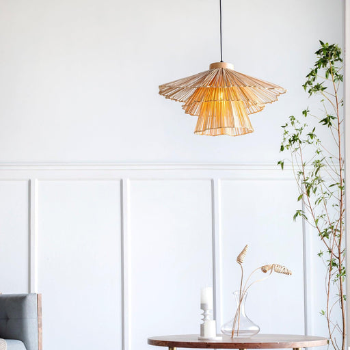 Buy Hanging Lights - Klimt Cane Lamp- Hanging Rope Ceiling Light by Orange Tree on IKIRU online store