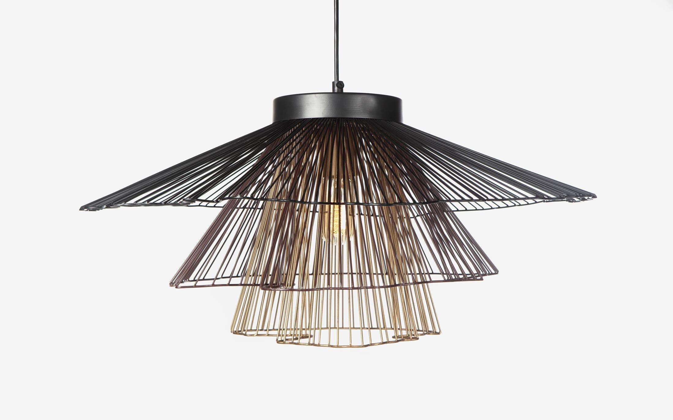 Buy Hanging Lights - Klimt Classic Big Hanging Lamp | Black Iron Single Ceiling Light For Home Decor by Orange Tree on IKIRU online store