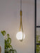 Buy Hanging Lights - Modern Water Drop Shaped Golden Pendant Hanging Light For Living Room and Bedroom by Fos Lighting on IKIRU online store