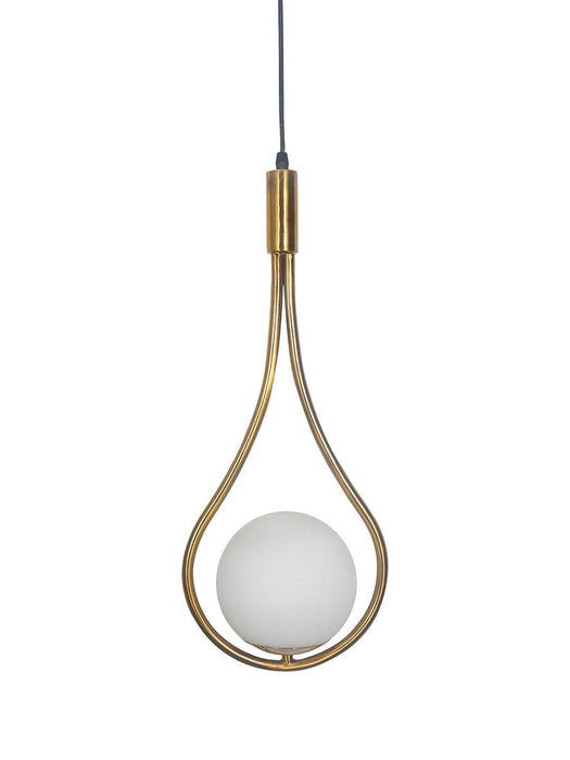 Buy Hanging Lights - Modern Water Drop Shaped Golden Pendant Hanging Light For Living Room and Bedroom by Fos Lighting on IKIRU online store