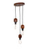 Buy Hanging Lights - Modern Wooden 3 Cluster Pendant Hanging Lights Lamps For Living Room & Home by Fos Lighting on IKIRU online store