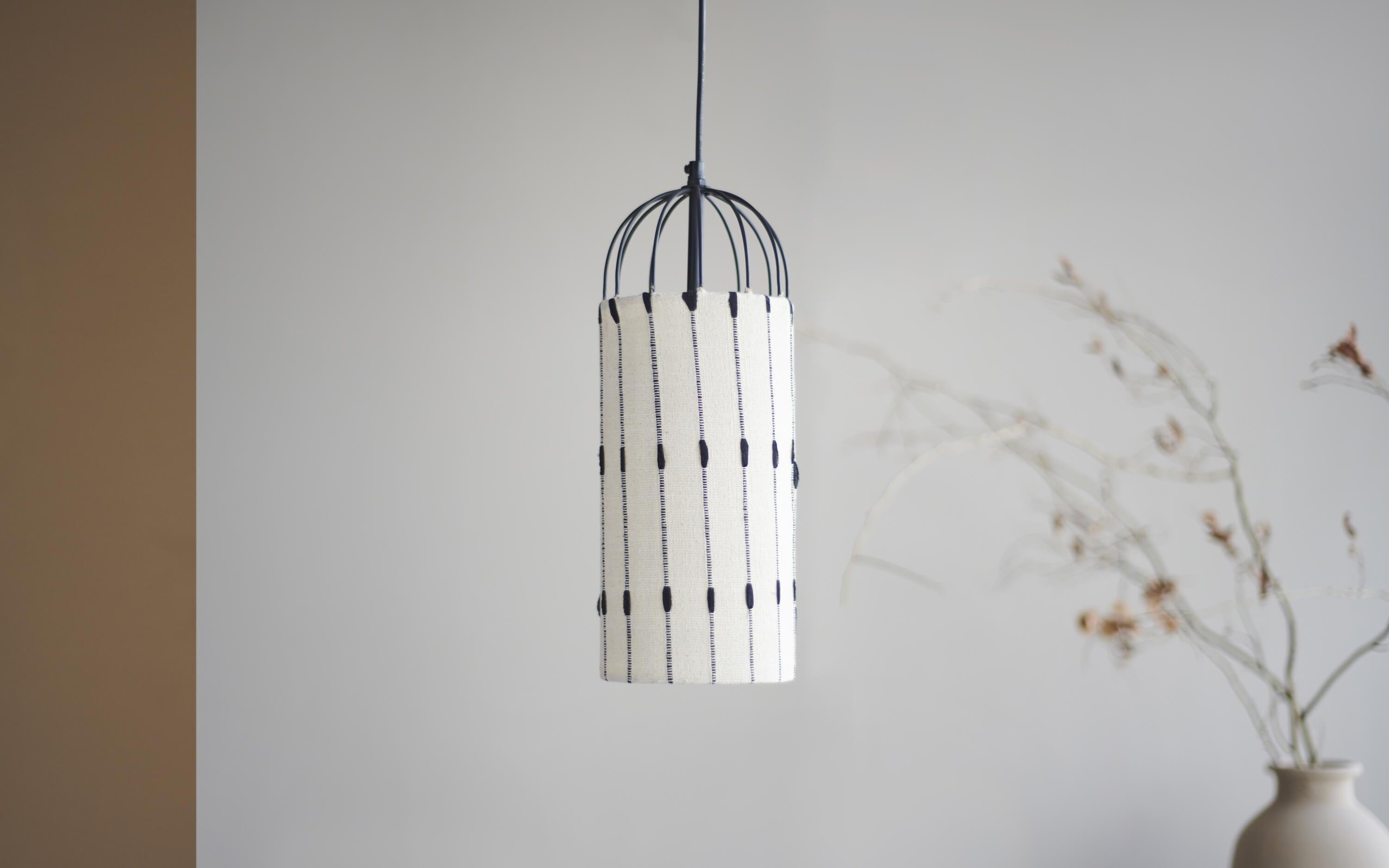 Buy Hanging Lights - Natural Finish Tall Decorative Antz Hanging Lamp Light For Home Decor by Orange Tree on IKIRU online store