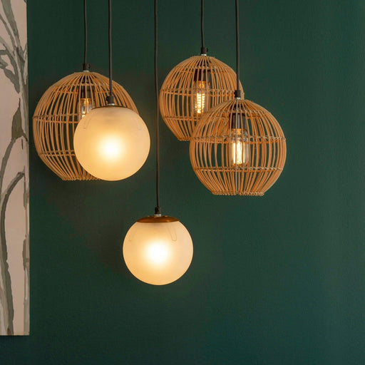 Buy Hanging Lights - Nymph Circular Cluster Of 5 Hanging Lamp by Orange Tree on IKIRU online store