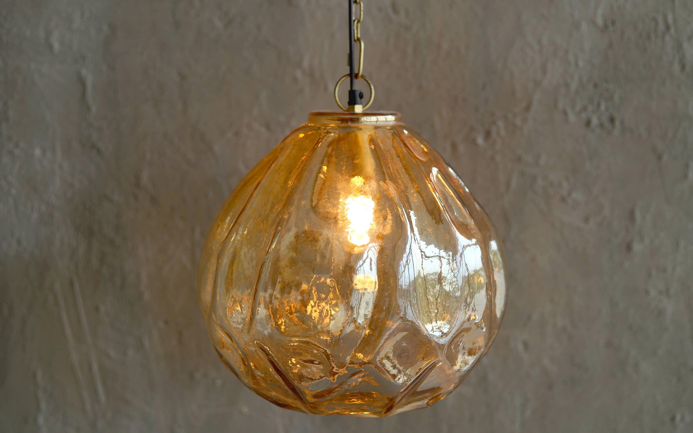 Buy Hanging Lights - Sogu Golden Hanging Lamp by Orange Tree on IKIRU online store
