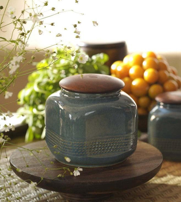 Buy Jars - Nilgiri Martaban/ Cookie Container by Courtyard on IKIRU online store