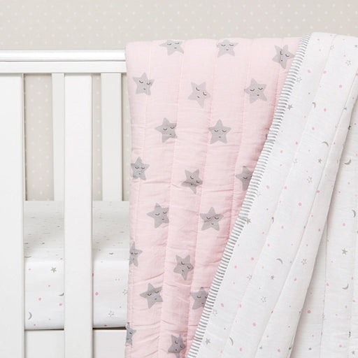 Buy Kids Blankets/ Quilts/ Dohar - Organic Cotton Quilt - sleepy star by Masilo on IKIRU online store
