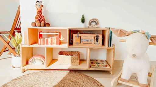 Buy Kids Furniture - Montessori Toy Shelf by Cozy Planks on IKIRU online store